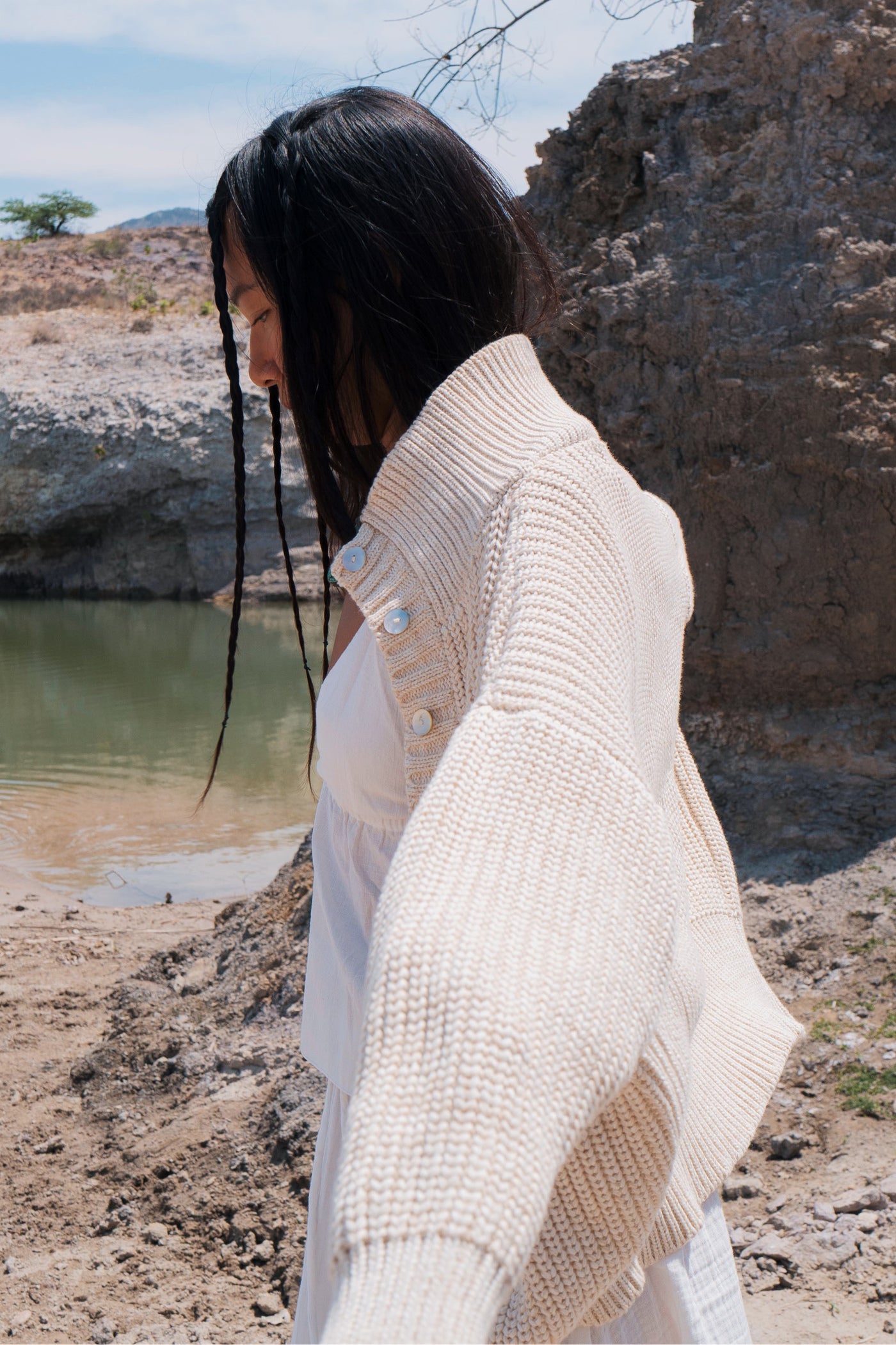 Elemental Cardi Vanilla –Indigo Luna Store