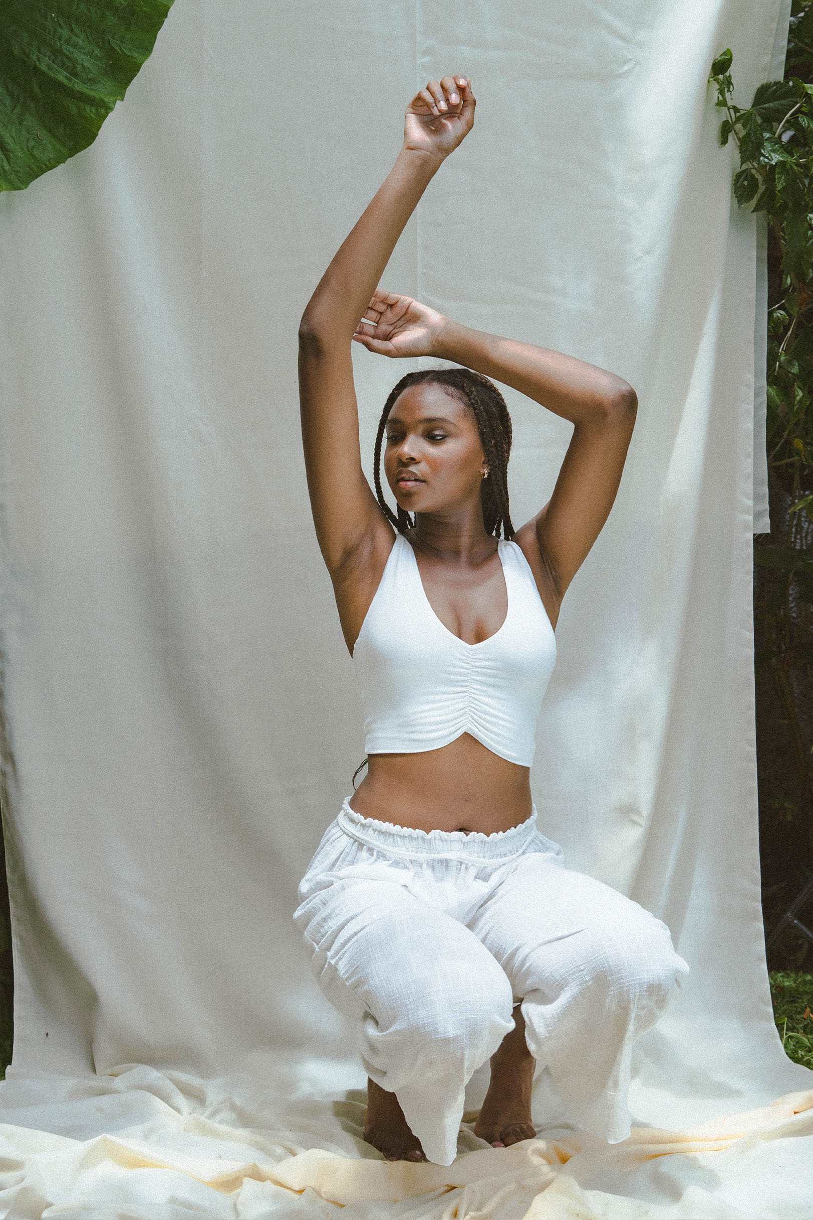 Moon Top Off White | Moon Yoga Collection