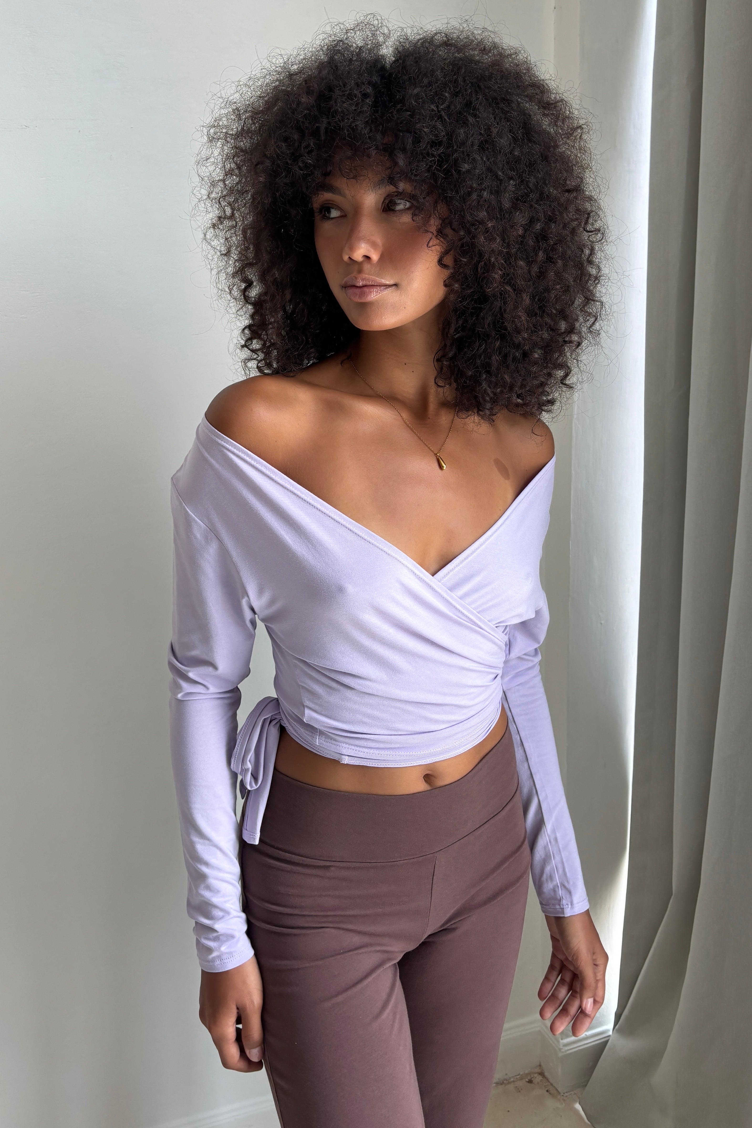 Agni Wrap Top Lilac –Indigo Luna Store