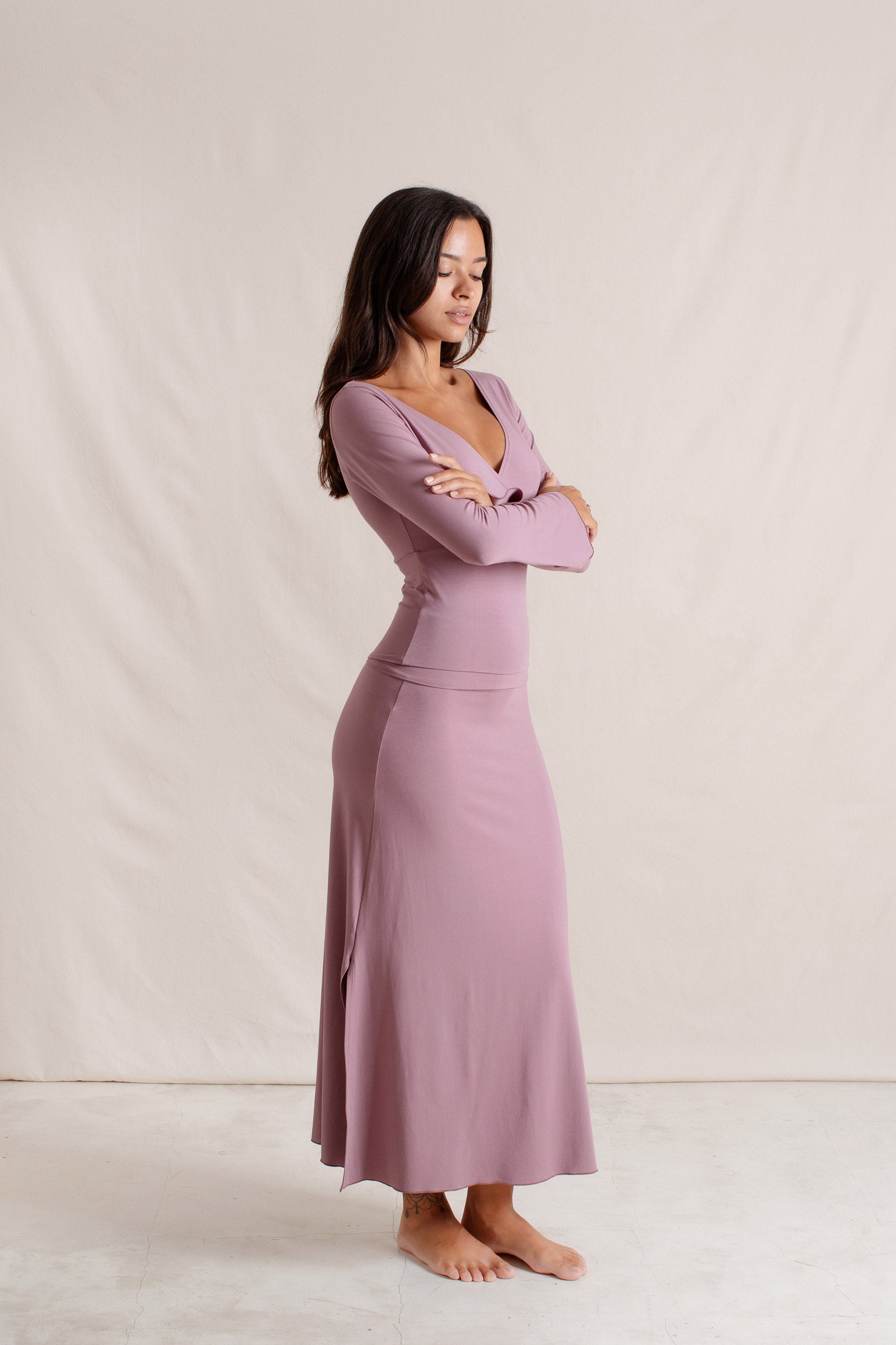 Agni Skirt Mauve –Indigo Luna Store