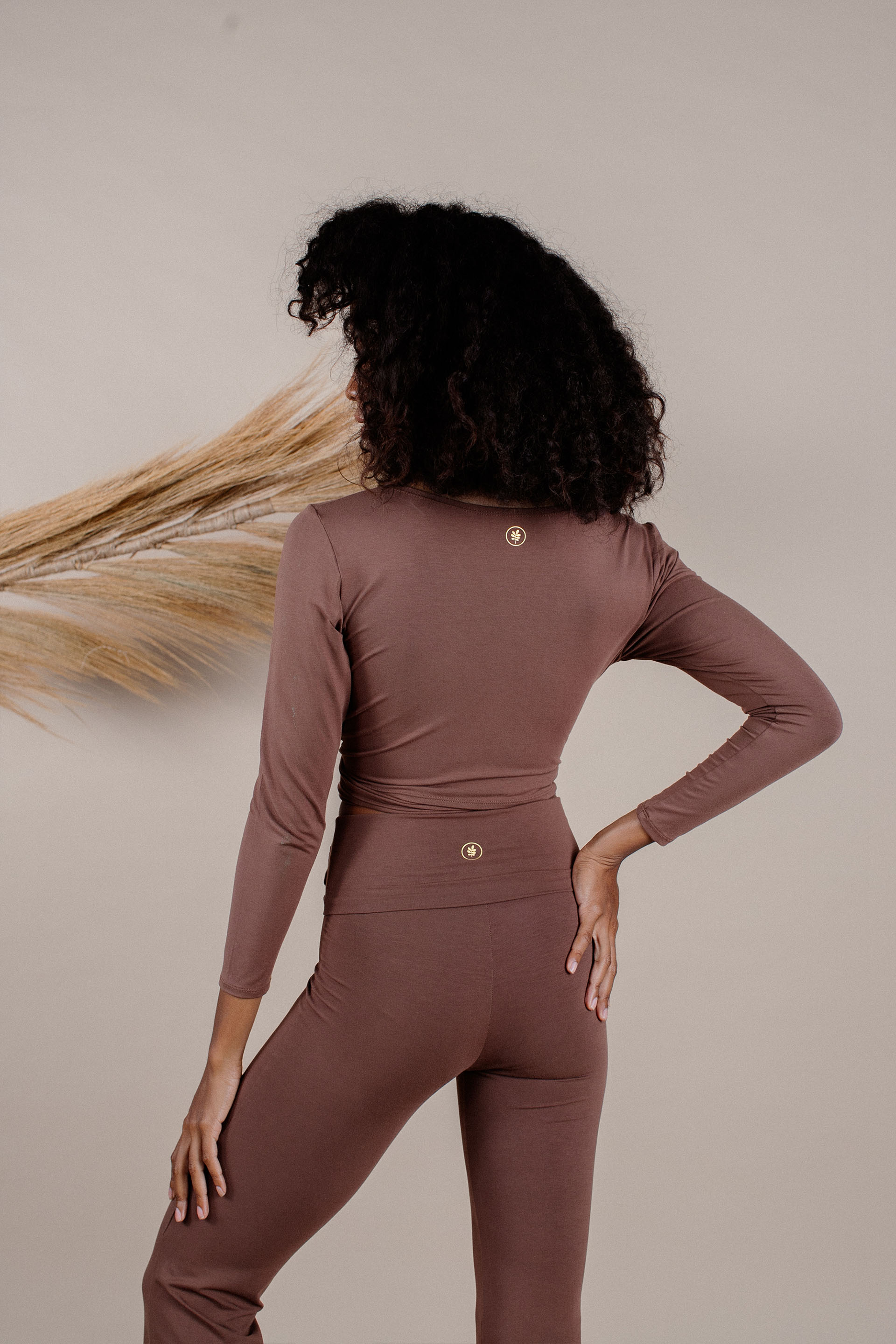 Agni Wrap Top Chocolate –Indigo Luna Store
