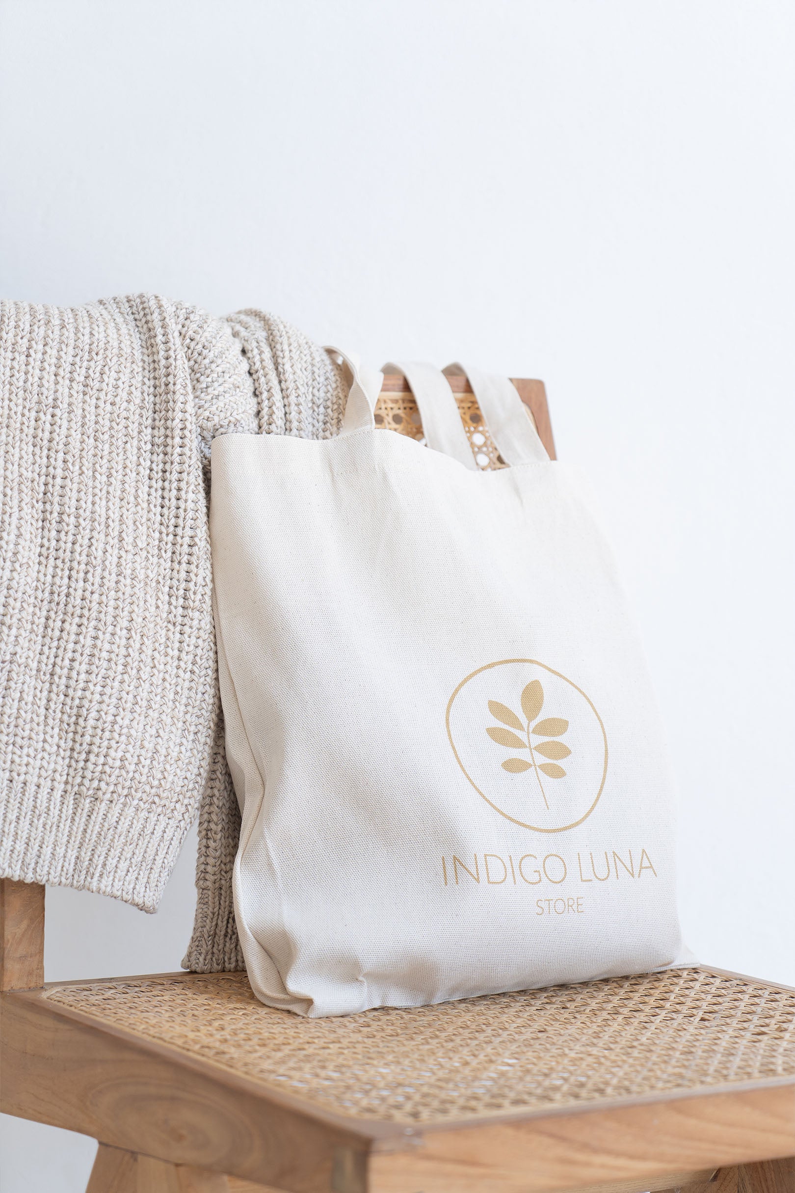 Cotton Tote Bag –Indigo Luna Store