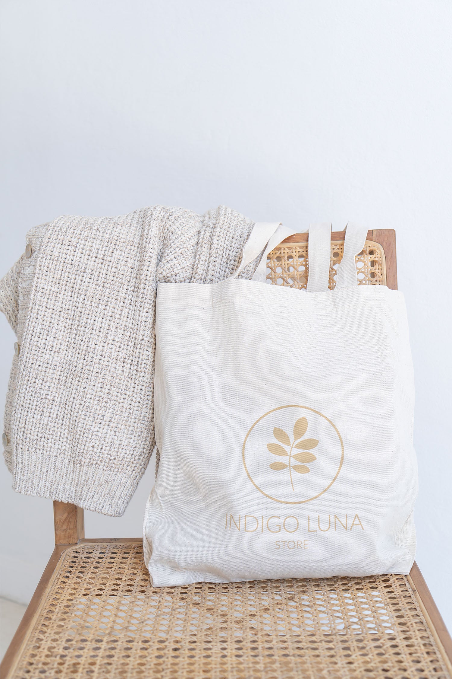 Cotton Tote Bag –Indigo Luna Store