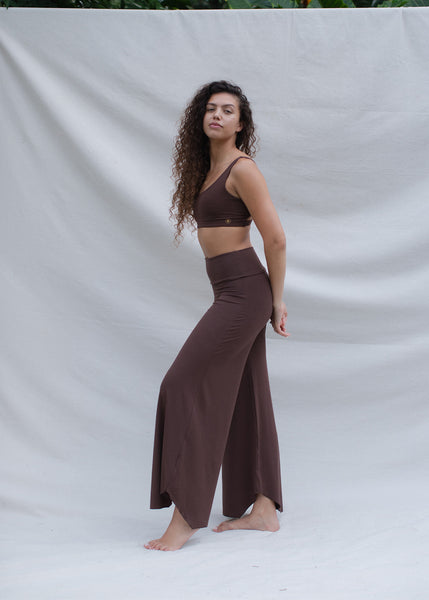 Yoga Pants Layla Flares Carob | Indigo Luna Store