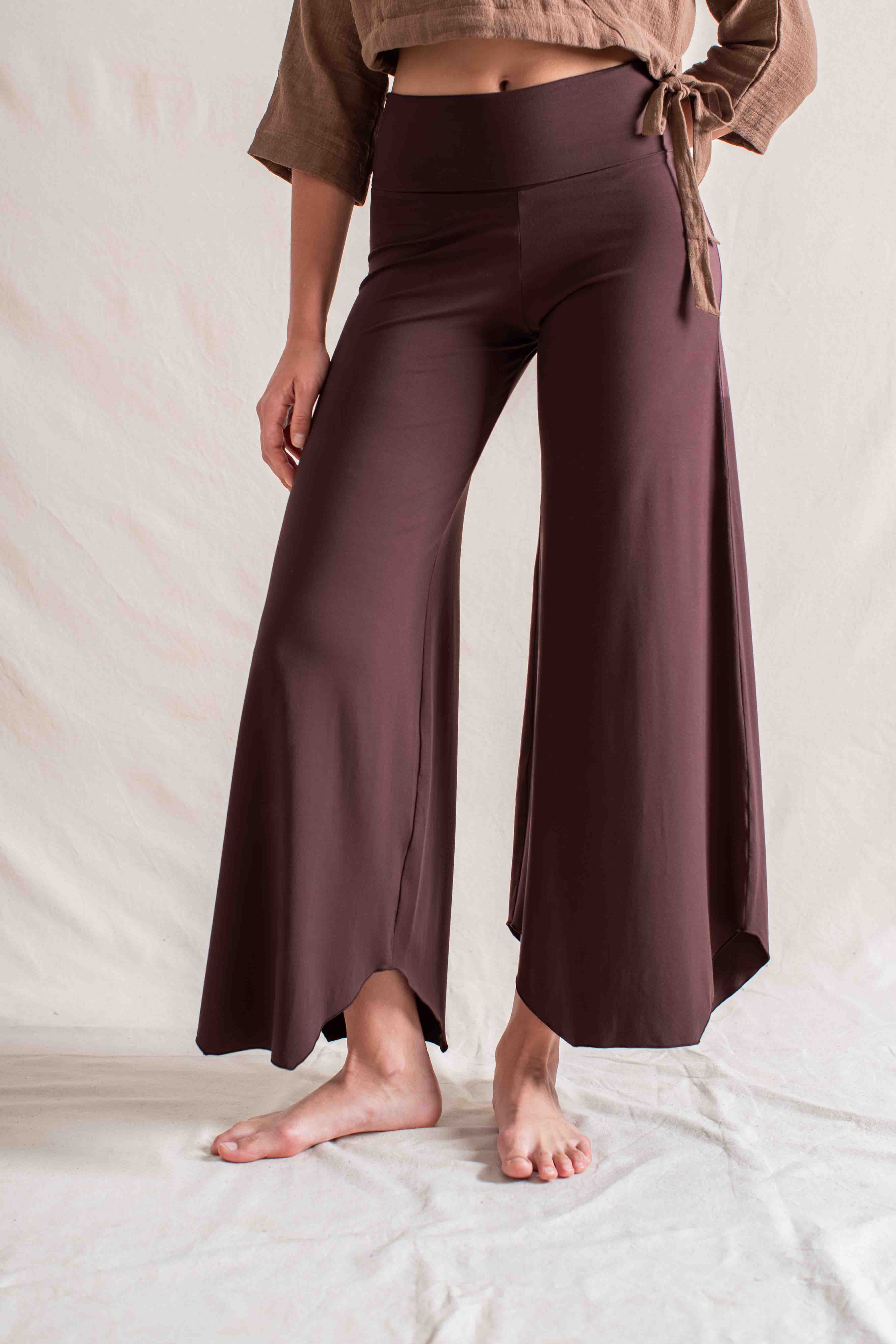 Yoga Pants Layla Flares Carob | Indigo Luna Store