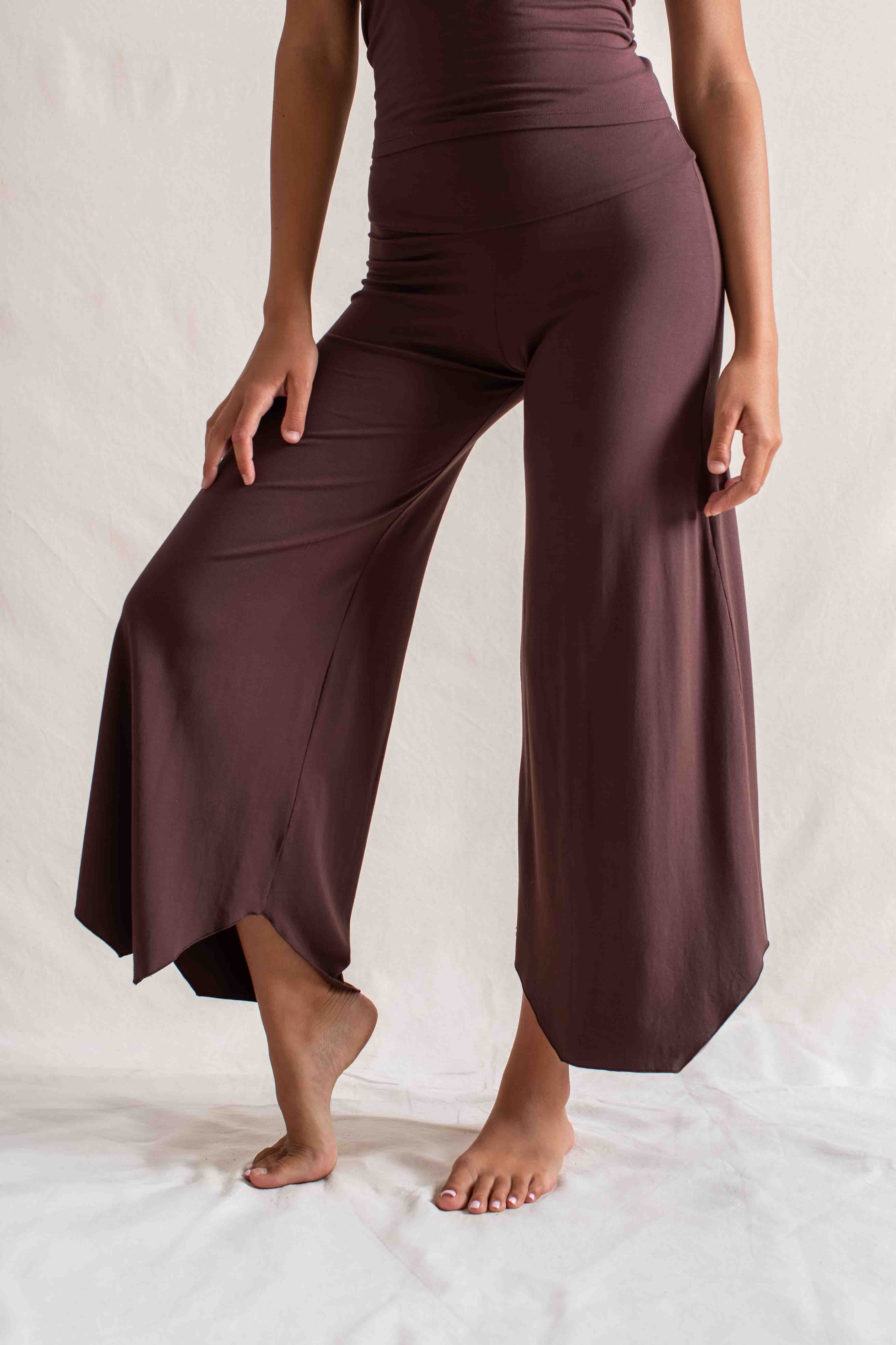 Yoga Pants Layla Flares Carob | Indigo Luna Store