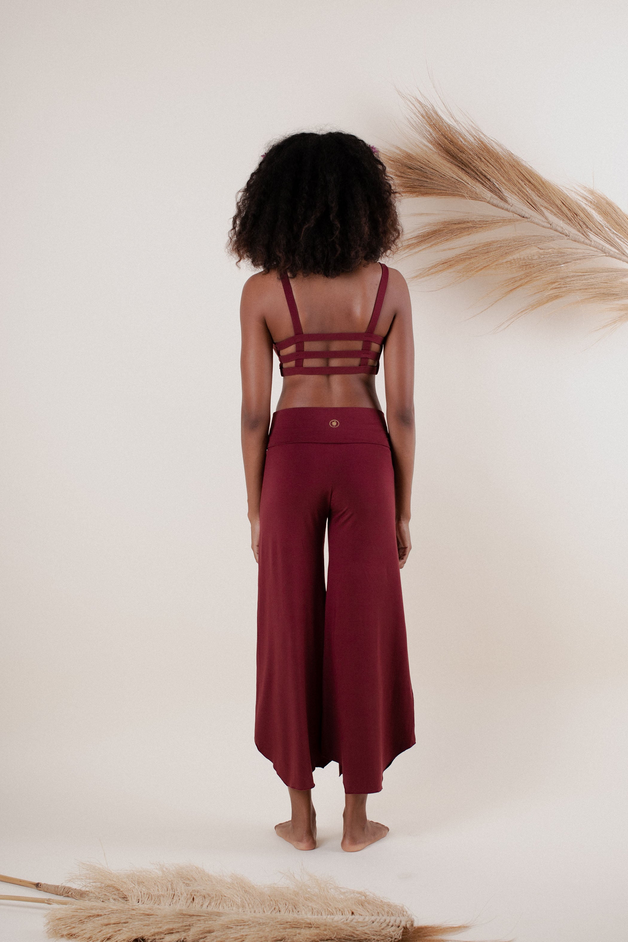 Sustainable Yoga Flared Pants | Layla Flares In Spice