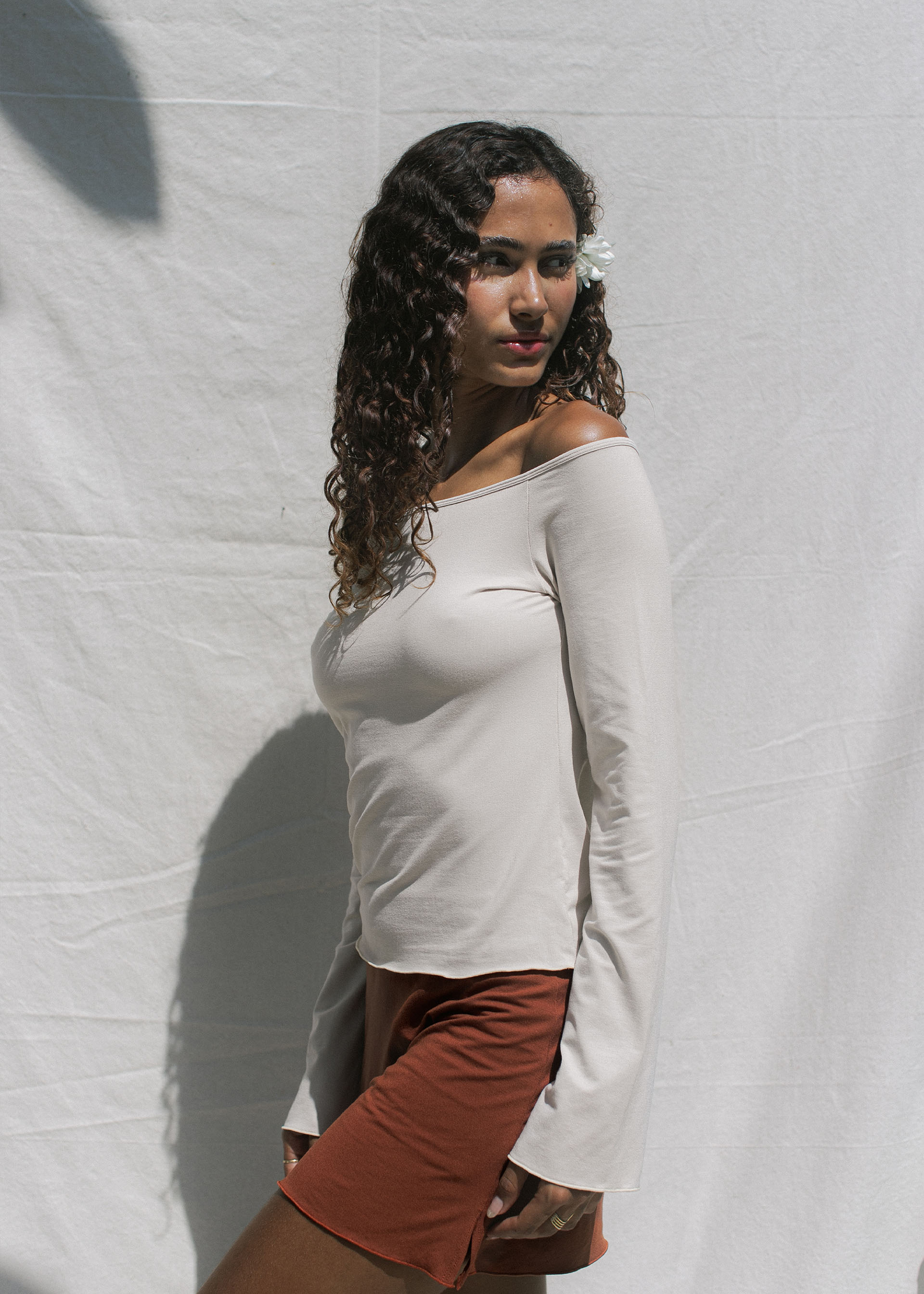 Layla Longsleeve Pearl –Indigo Luna Store