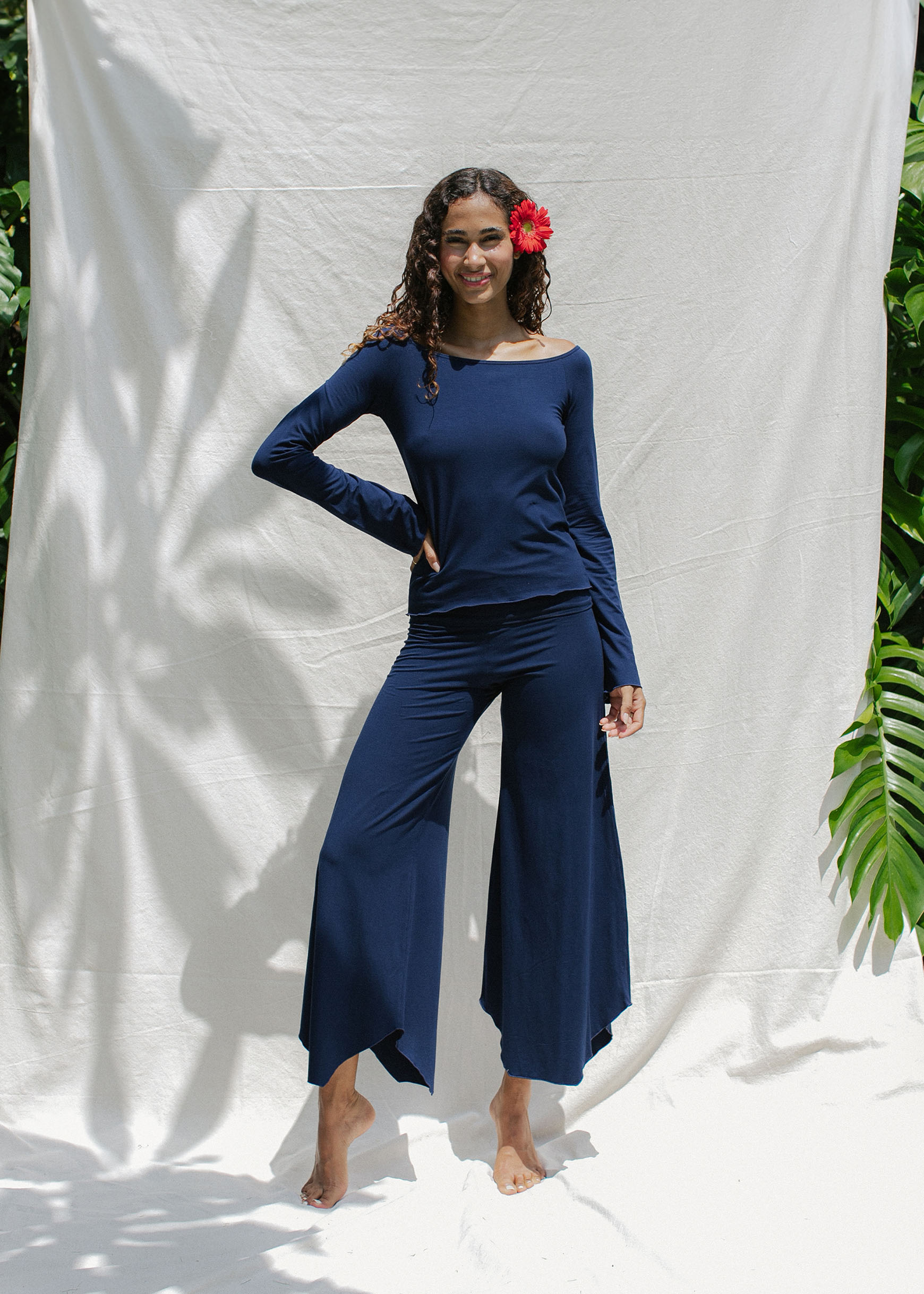 Layla Longsleeve Navy –Indigo Luna Store