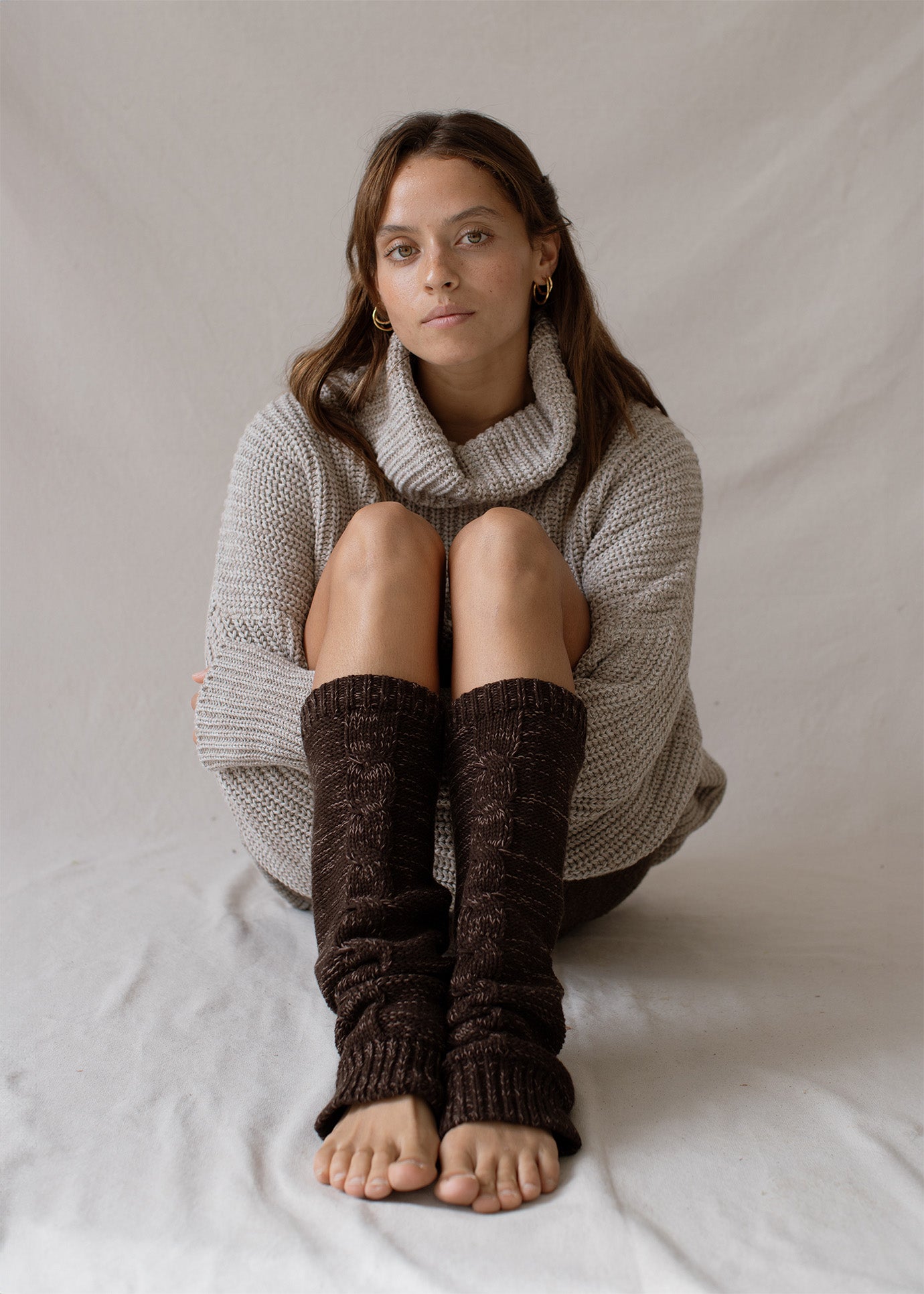 Paloma Leg Warmers Coffee –Indigo Luna Store - Main Image