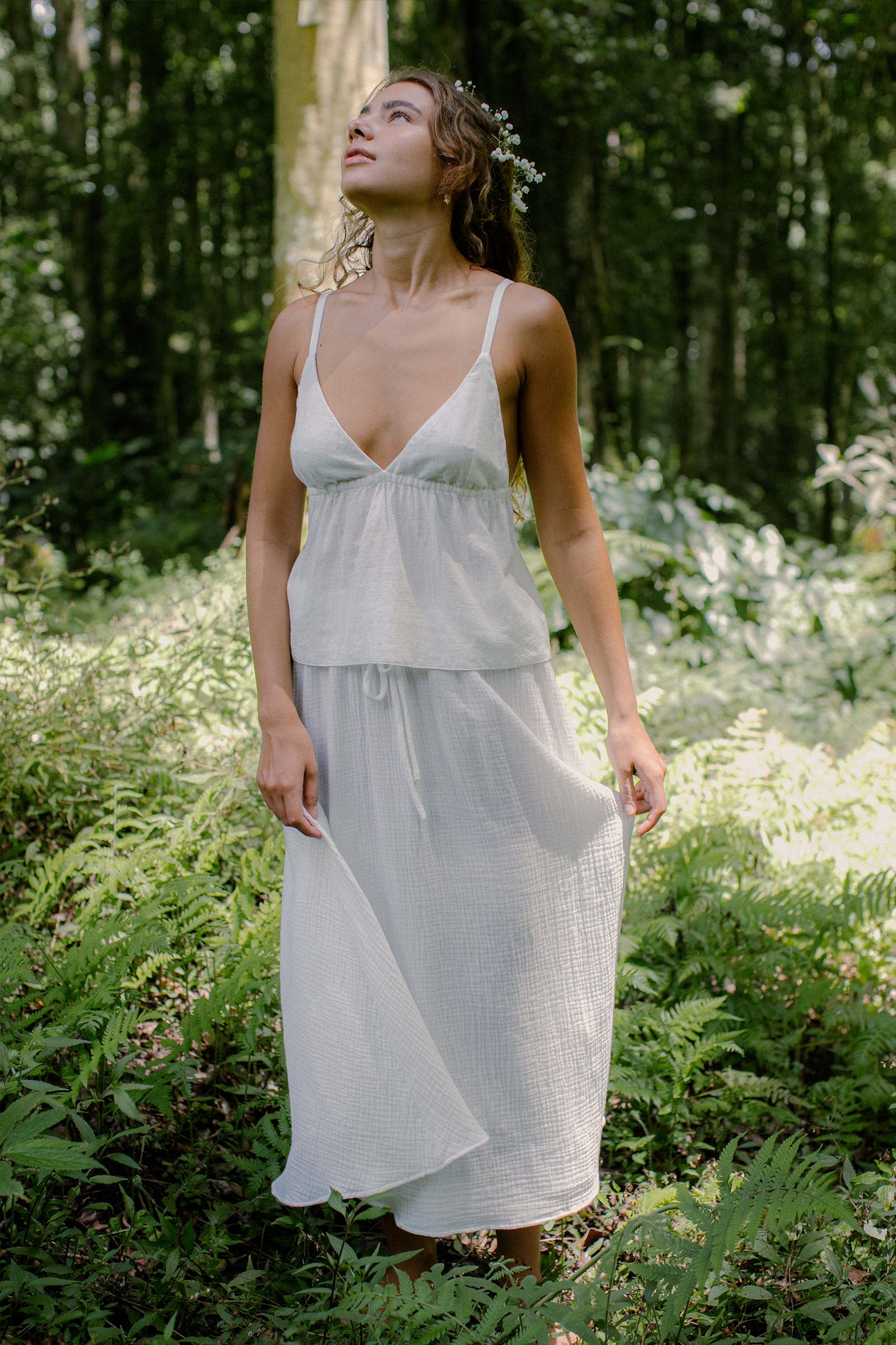 Mökki Halter Top Off White –Indigo Luna Store