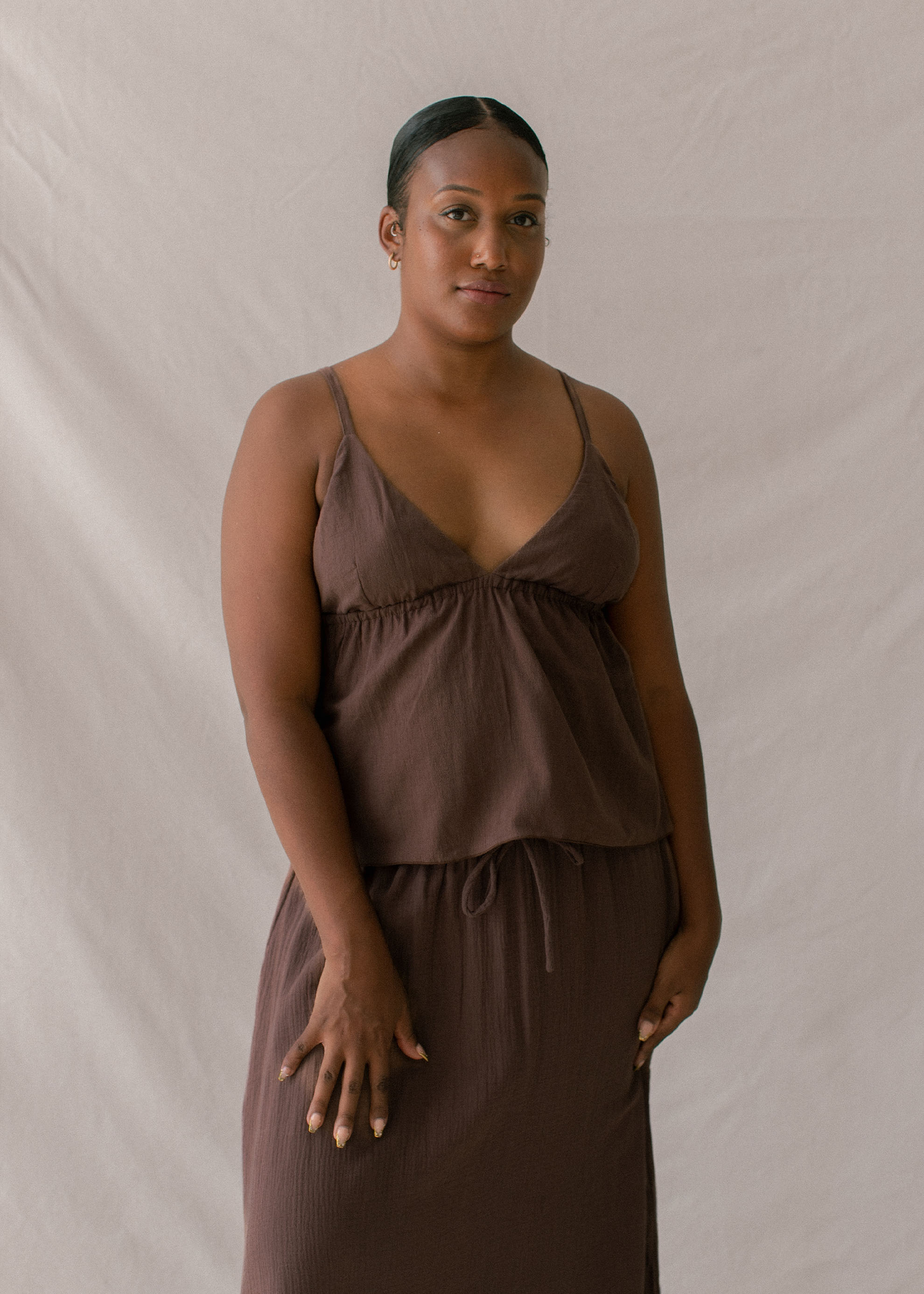 Mökki Halter Top Walnut –Indigo Luna Store