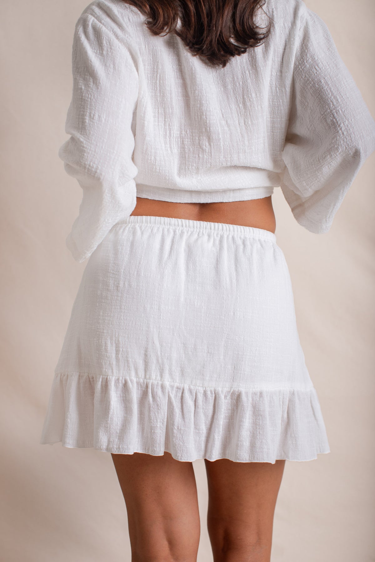 Flow Mini Skirt Off White