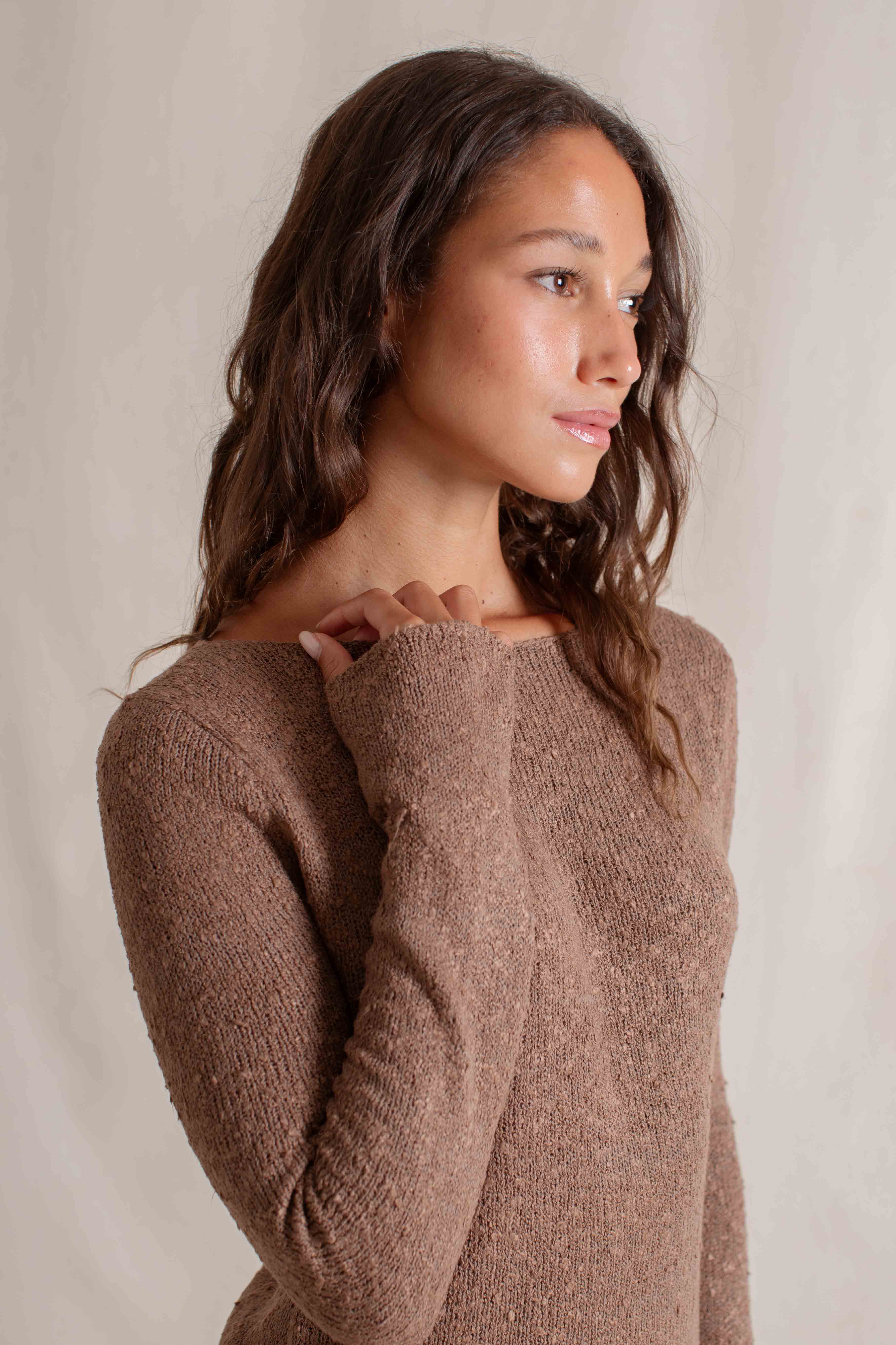 Olivia Longsleeve Pecan –Indigo Luna Store