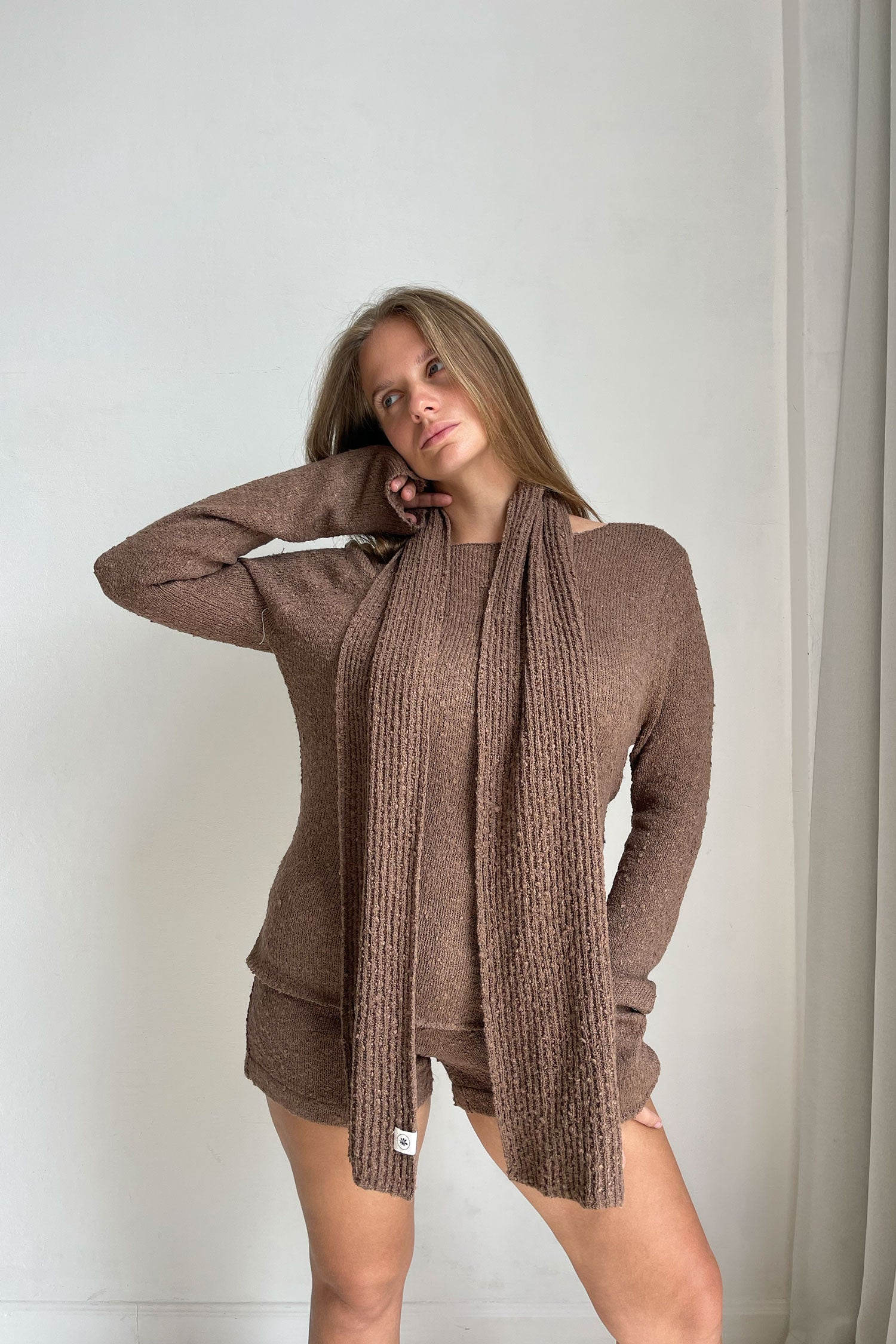 INDIGO LUNA ニット ジャンパー ブラウン ザラ ロンハーマン Paloma Jumper Coffee –Indigo Luna Store