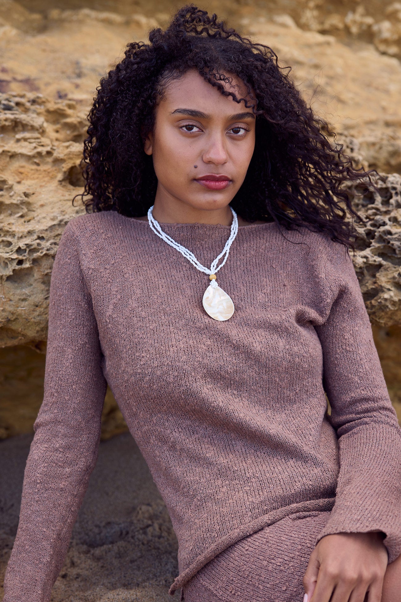 Mae is wearing M/L. Bust 89cm (35”), Waist 66cm (25.9”), Hips 103cm (40.5”), Height 175cm (5.7”) | Size M/L
