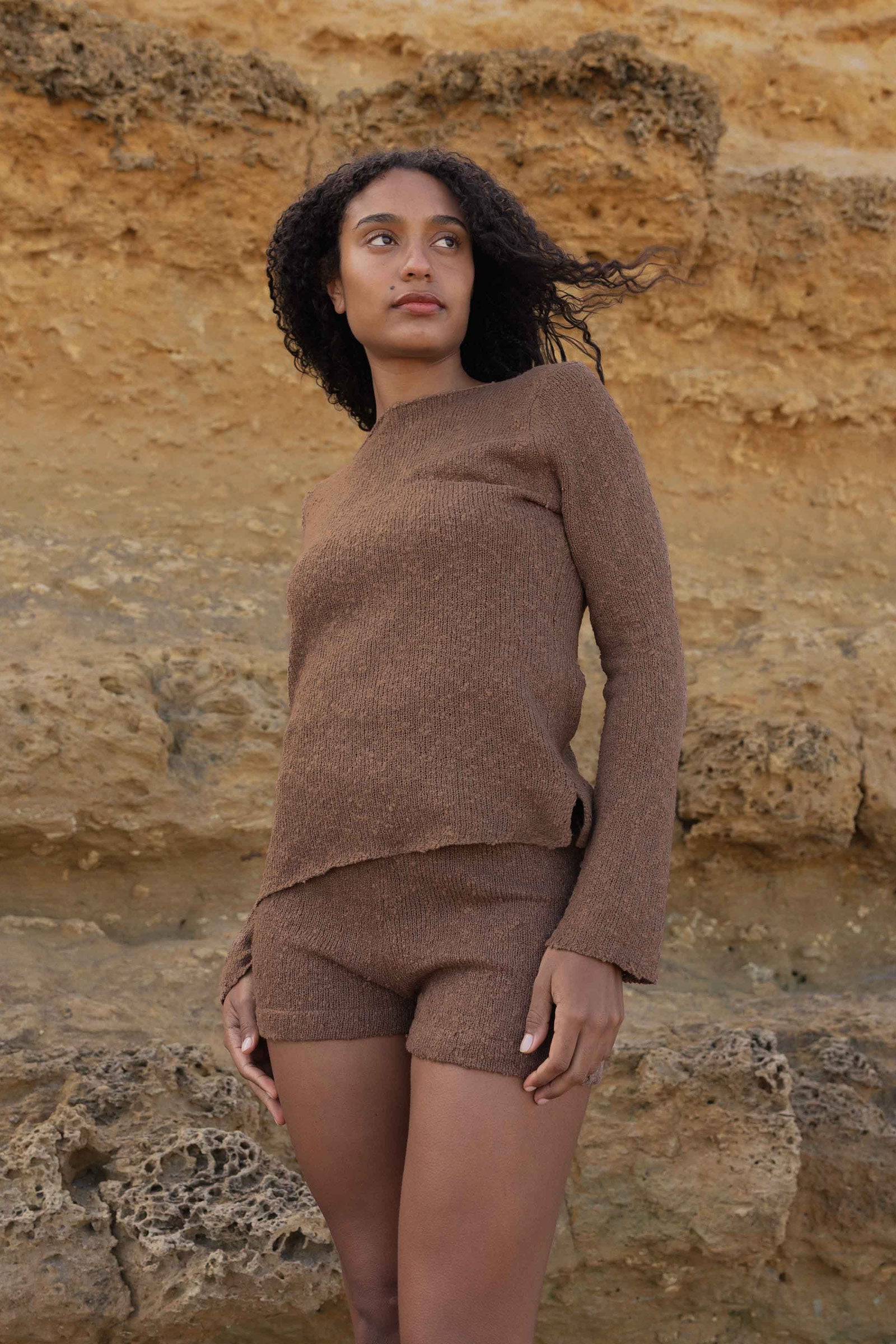 Olivia Longsleeve Pecan –Indigo Luna Store