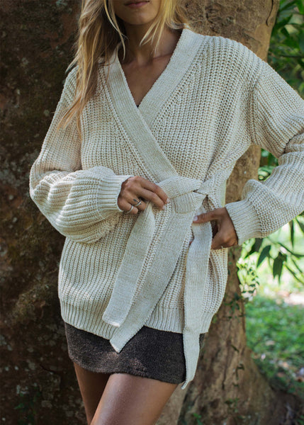 専用　INDIGOLUNA PALOMA WRAP KNIT VANILLA PALOMA-WRAP-KNIT-VANILLA-