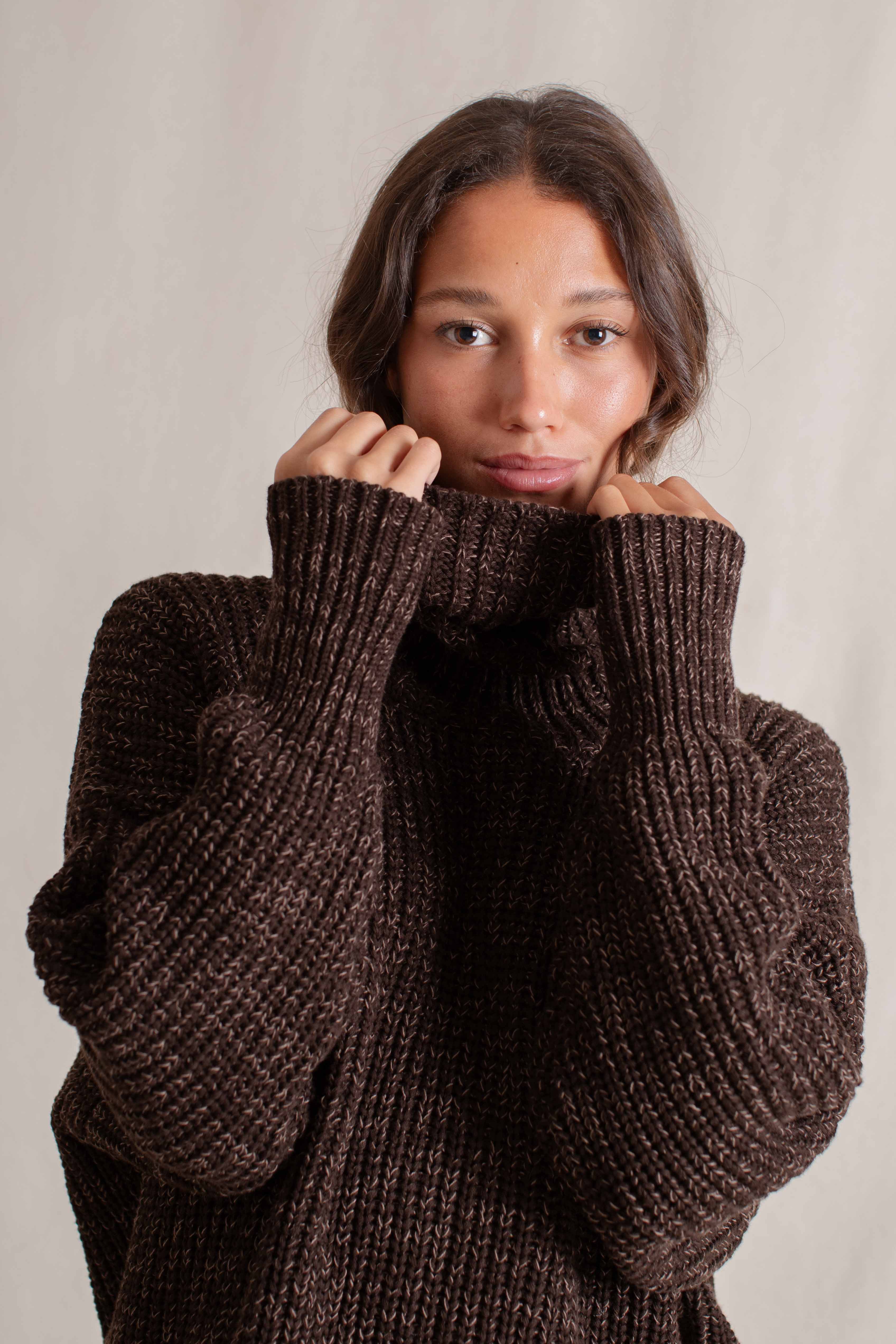 Paloma Jumper Coffee –Indigo Luna Store