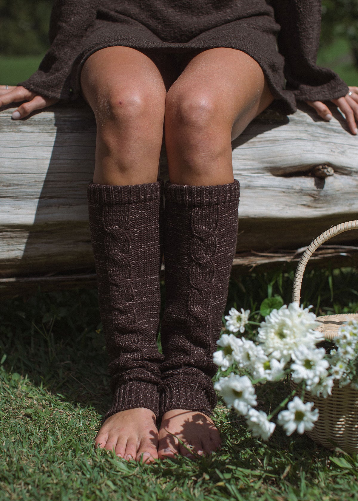 Paloma Leg Warmers Coffee