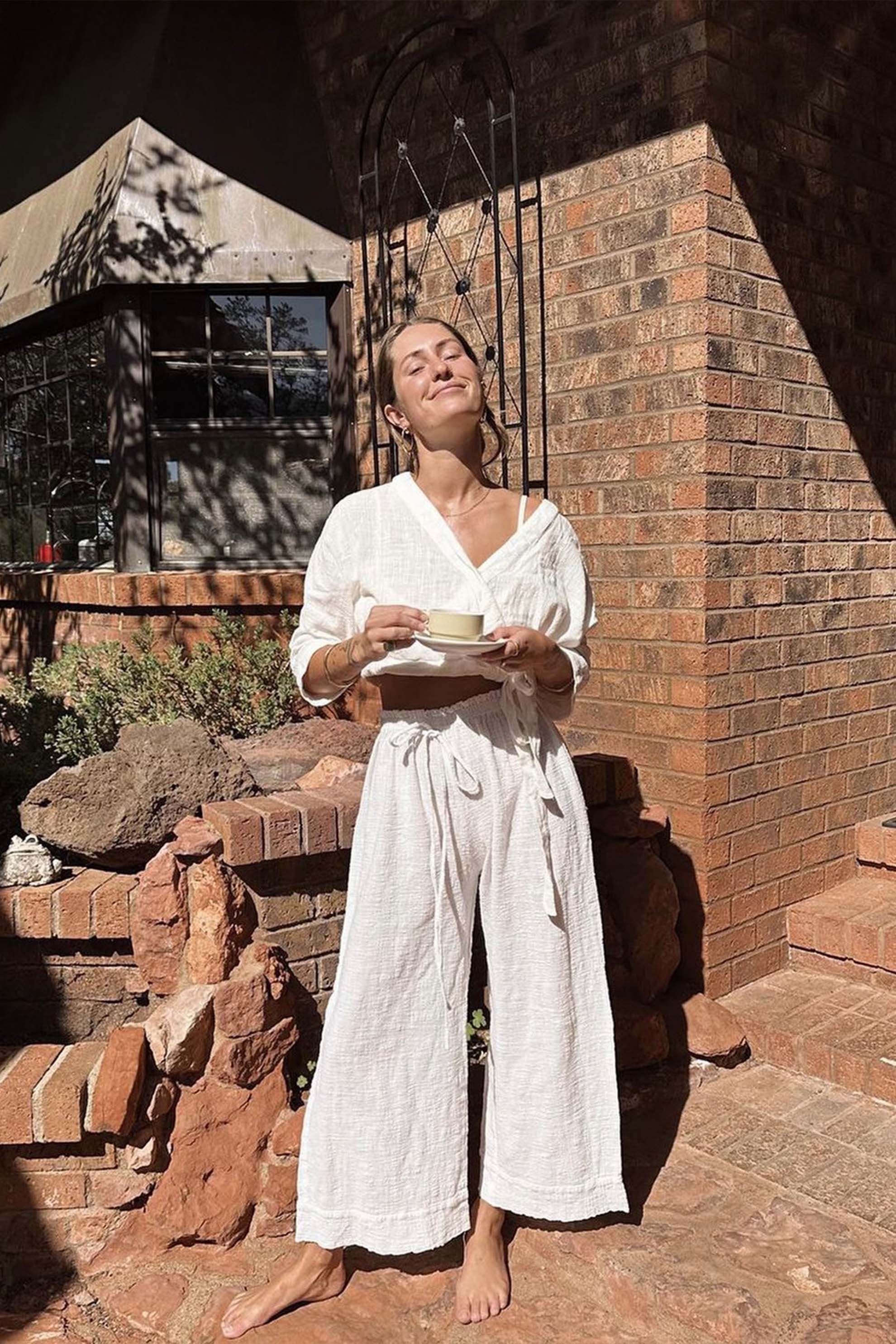 Flow Pants Off White - The Perfect Loose Cotton Pants For