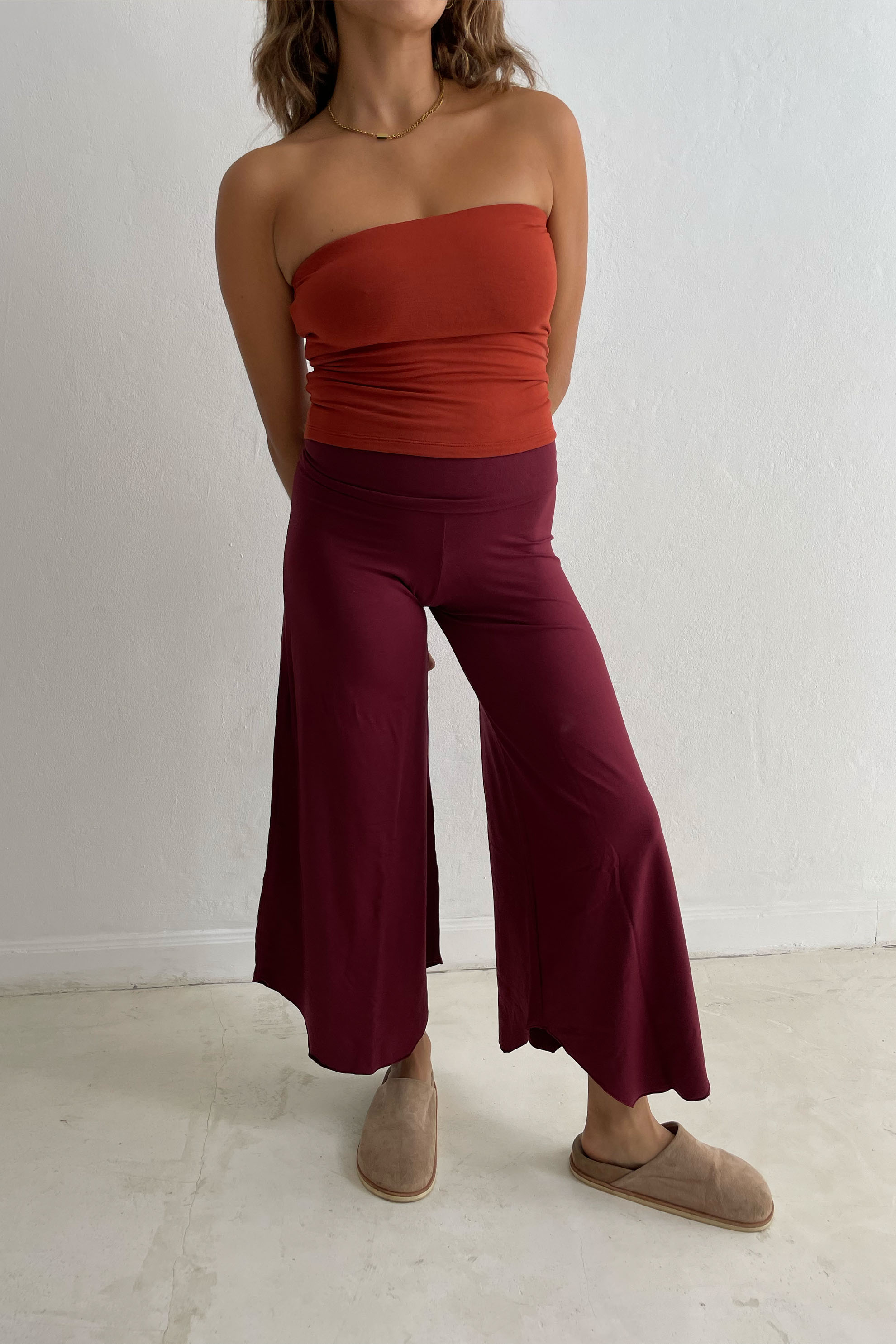 Layla Flares Rhubarb