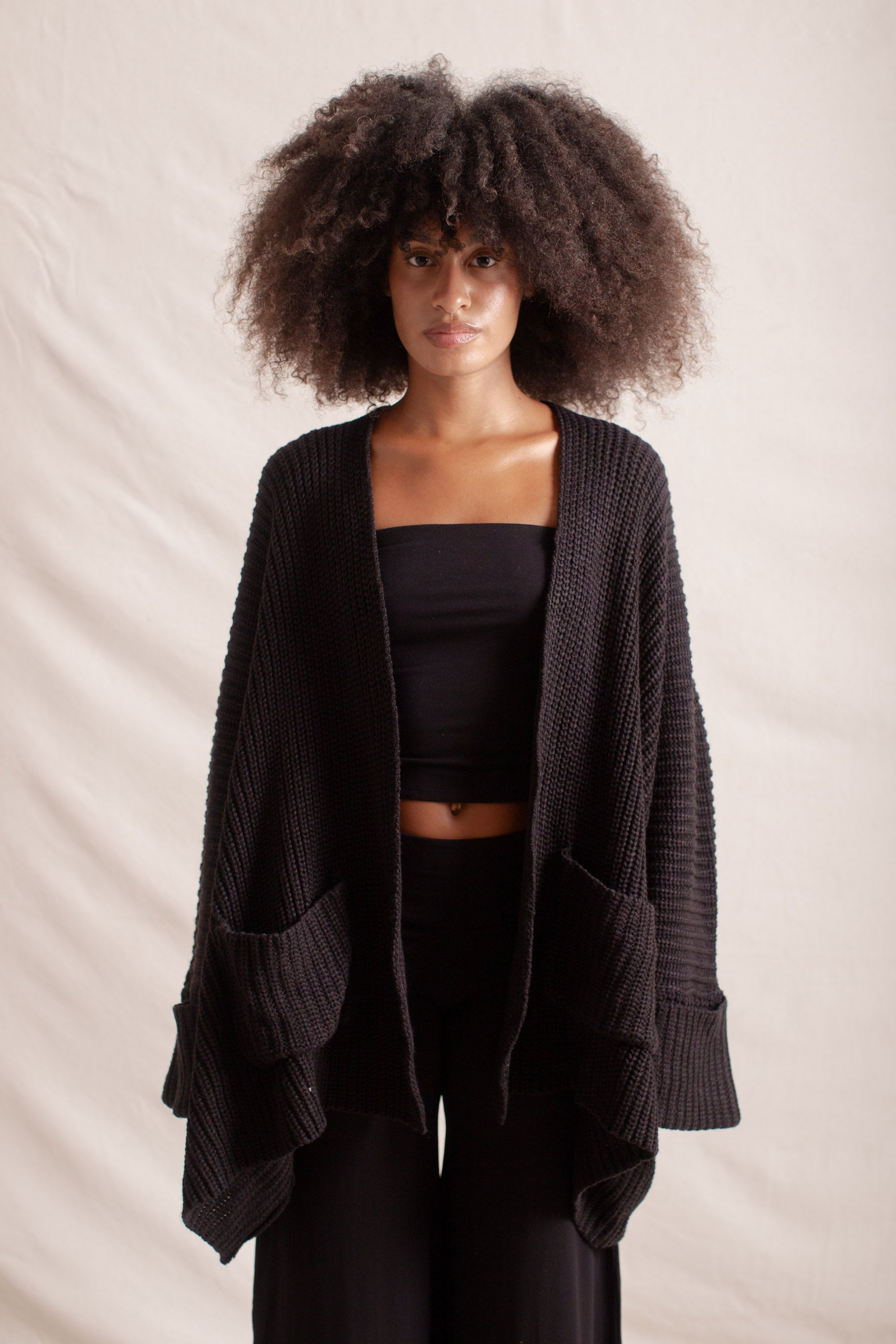 Tuula Poncho Black –Indigo Luna Store