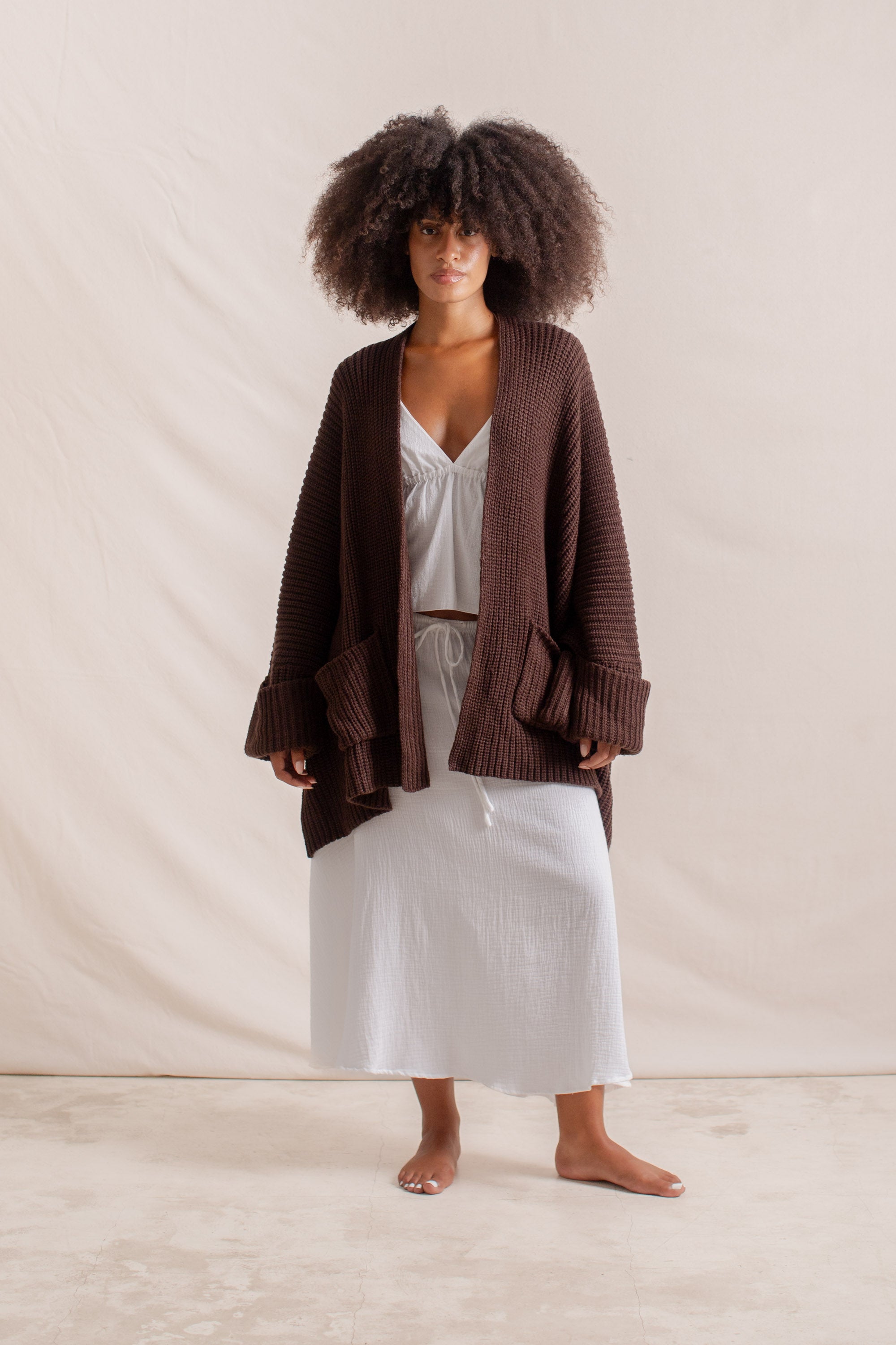Tuula Poncho Cacao | Indigo Luna –Indigo Luna Store