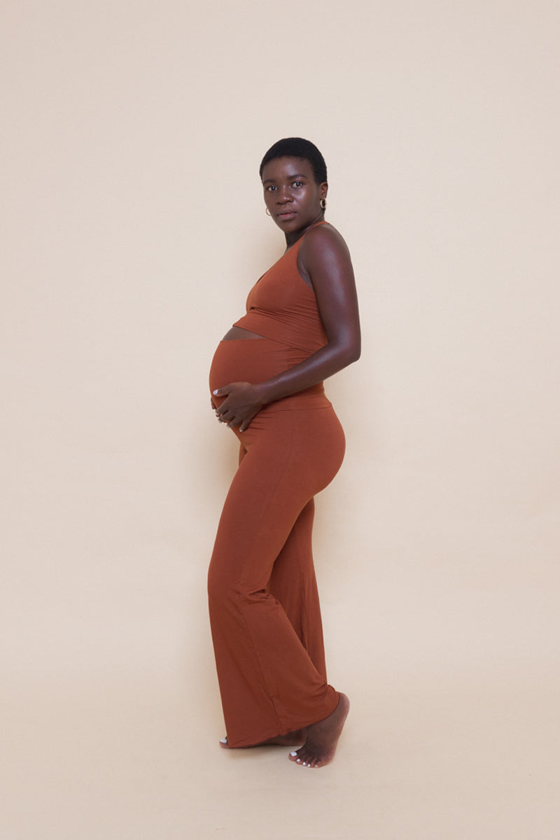 Organic Cotton Flare Leggings – Seven Women Maternity