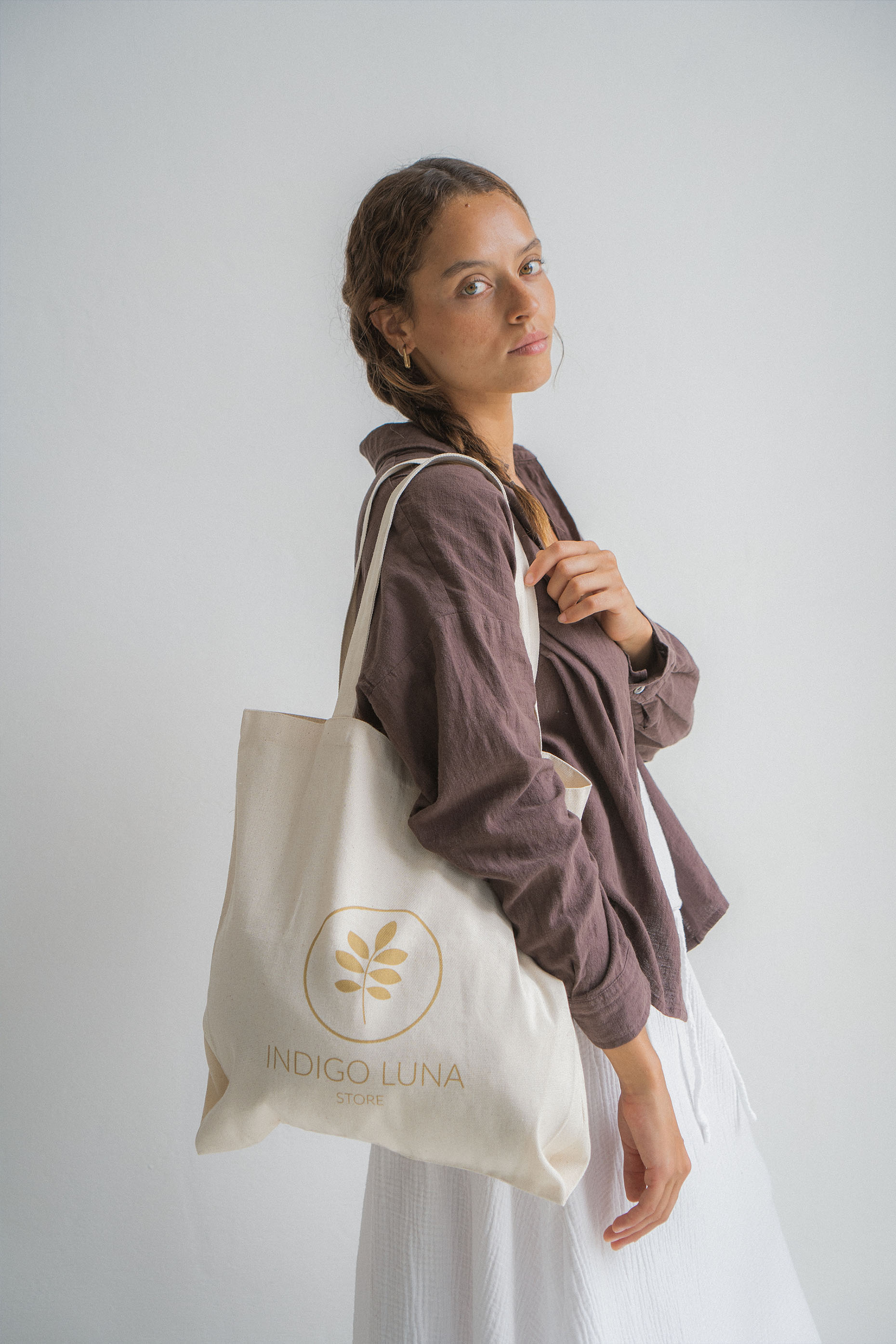 Indigo Luna ヨガレギンス / トップ　tote bag 3点セット Cotton Tote Bag –Indigo Luna Store