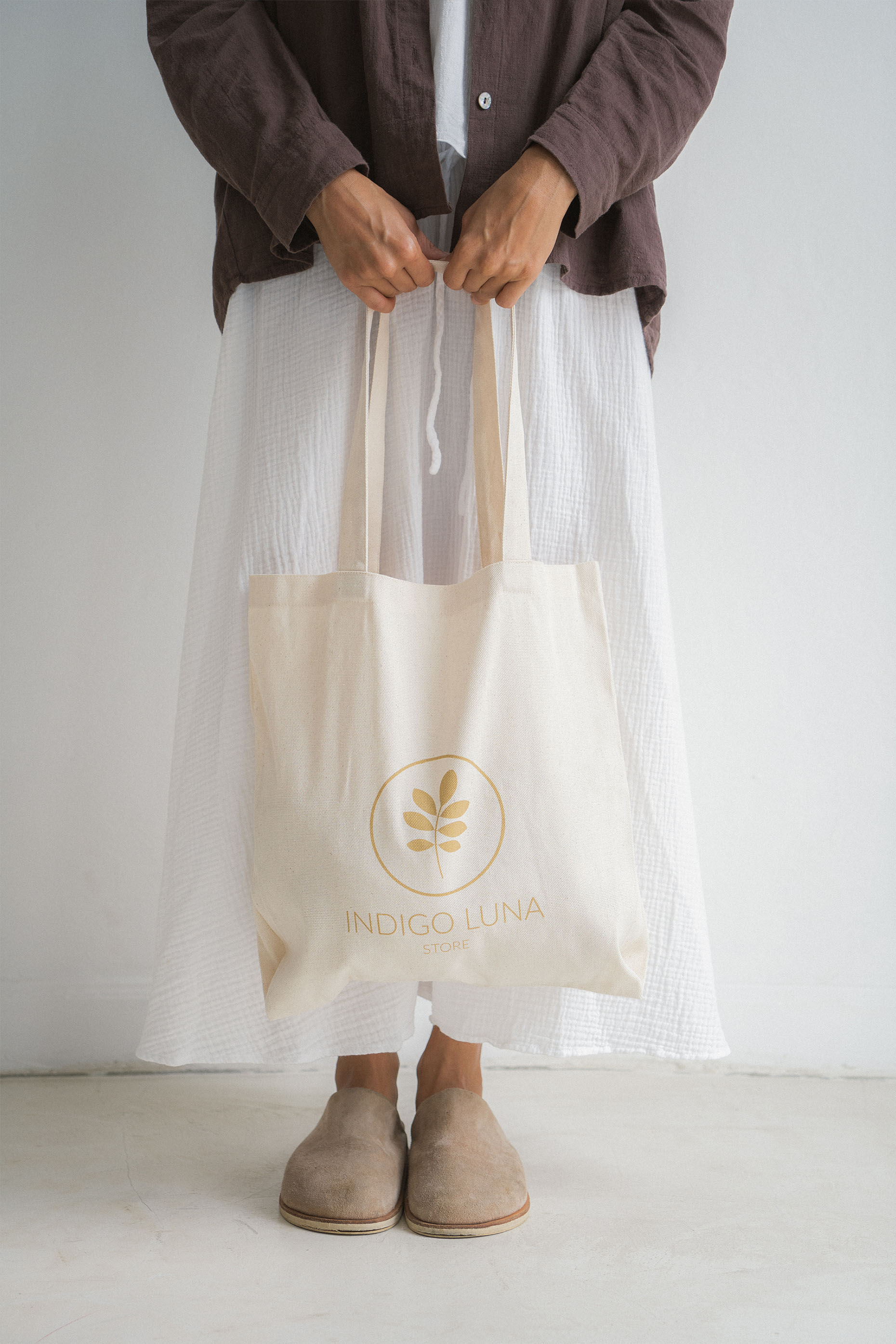 Cotton Tote Bag –Indigo Luna Store