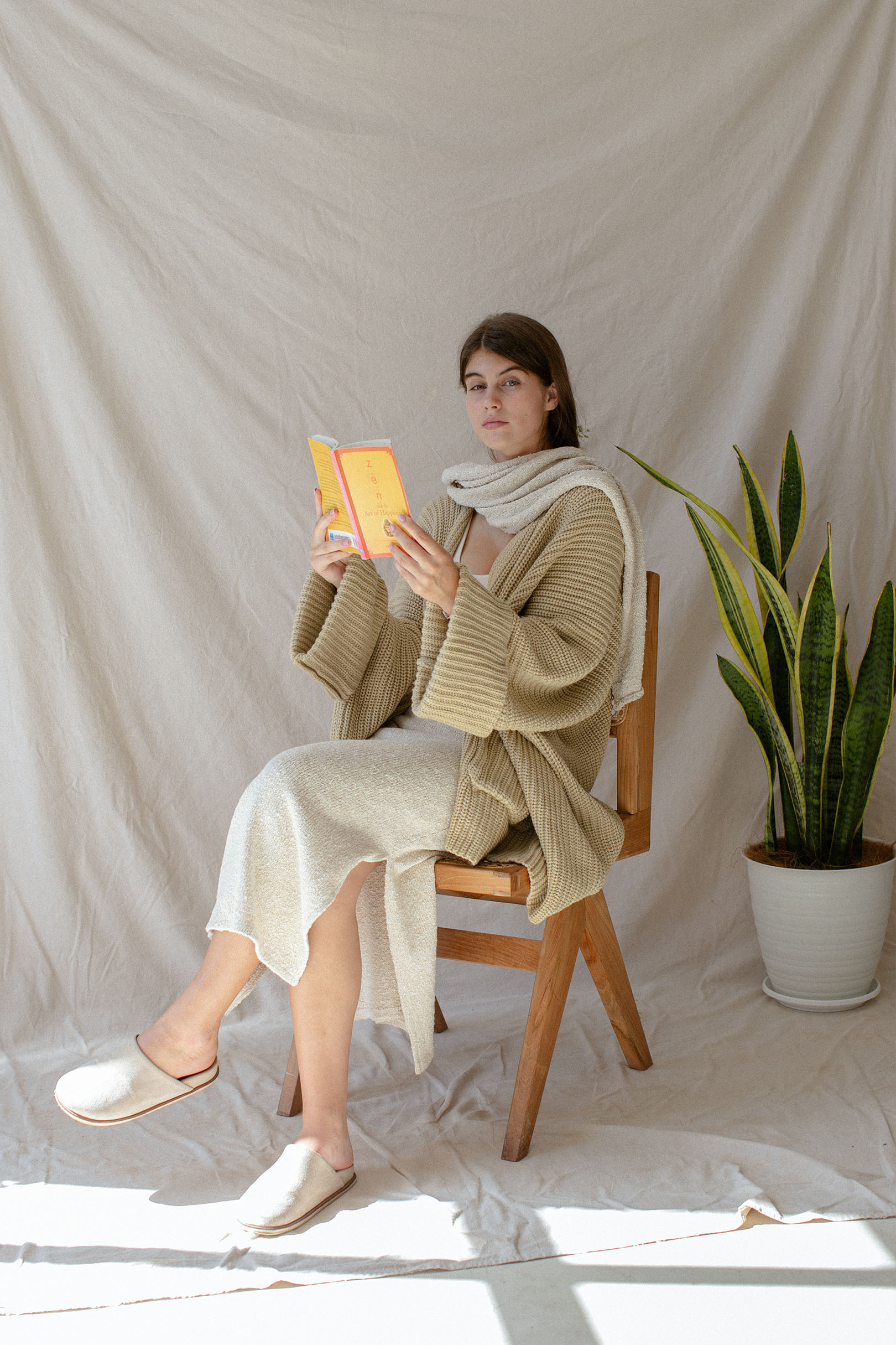 Hand Knitted Poncho | Sustainable Knitwear Australia –Indigo Luna