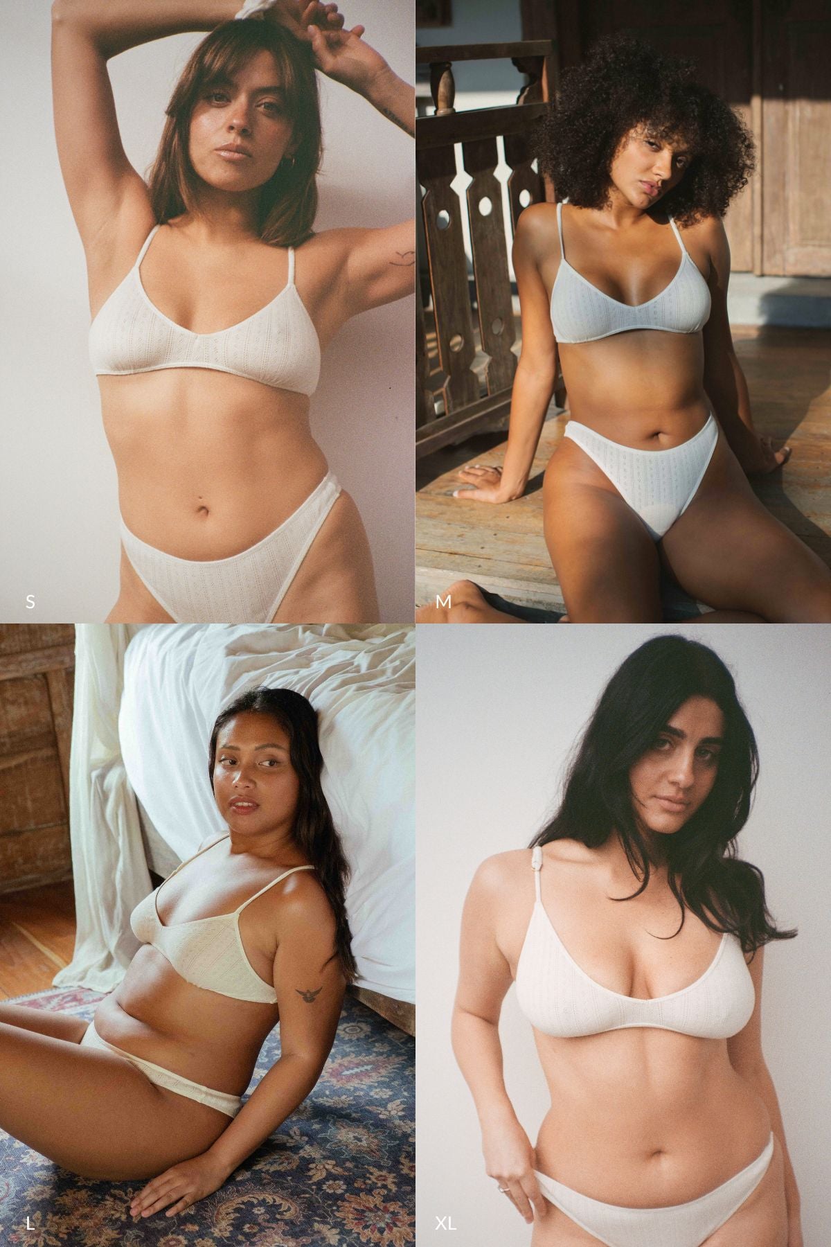 Luana Pointelle Bralette Cloud