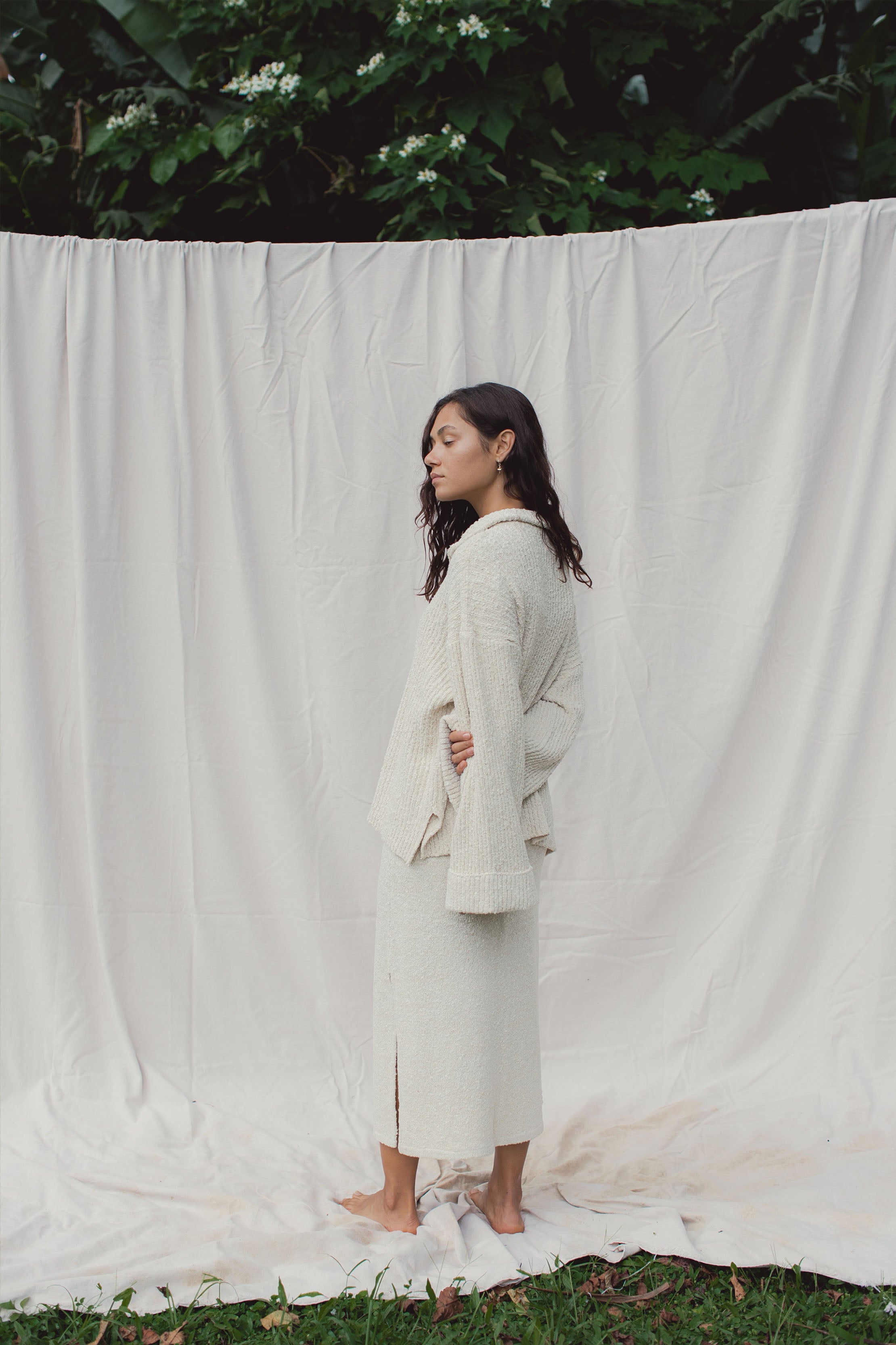 Winterfall Skirt Cloud Cream –Indigo Luna Store